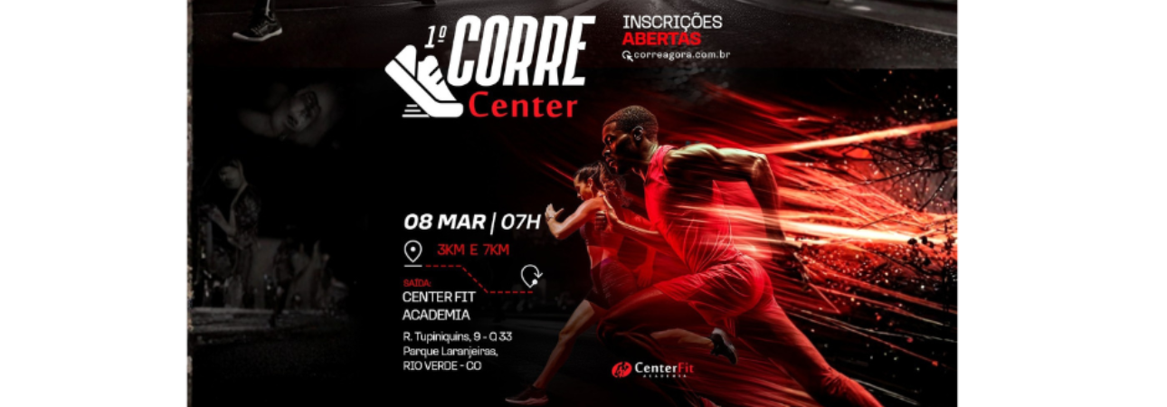 Imagem principal da notícia 1º Corre Center movimenta Rio Verde no Dia Internacional da Mulher
