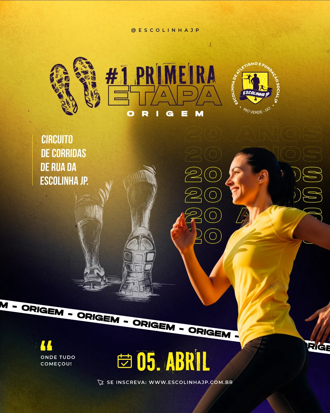 Imagem principal da notícia Primeira etapa do Circuito de Corridas de Rua da Escolinha JP foi um grande sucesso